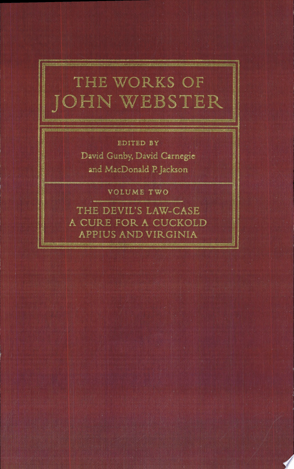 The Works Of John Webster