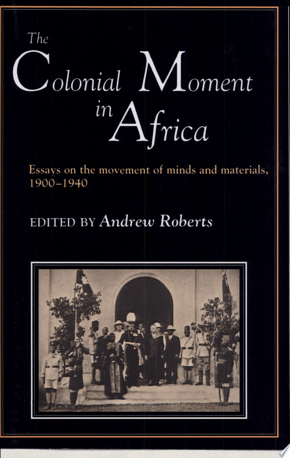 Capa do livro Colonial Moment In Africa, The de Autor Não Cadastrado