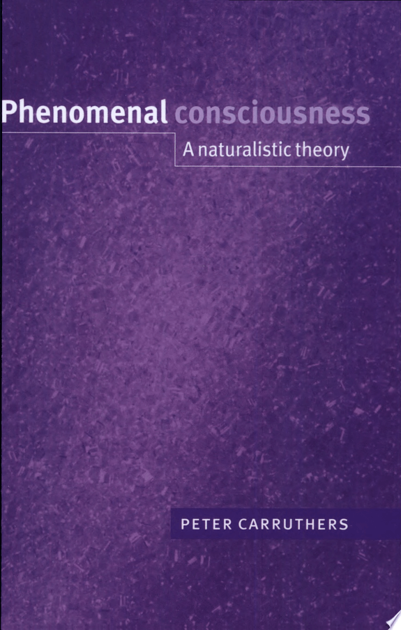 Phenomenal Consciousness - a Naturalistic Theory
