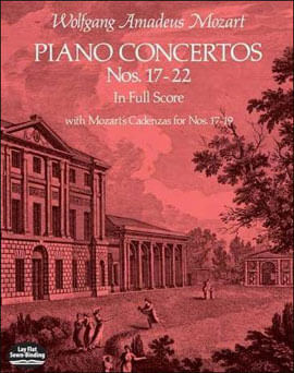 Piano Concertos - nos. 17-22 In Full Score