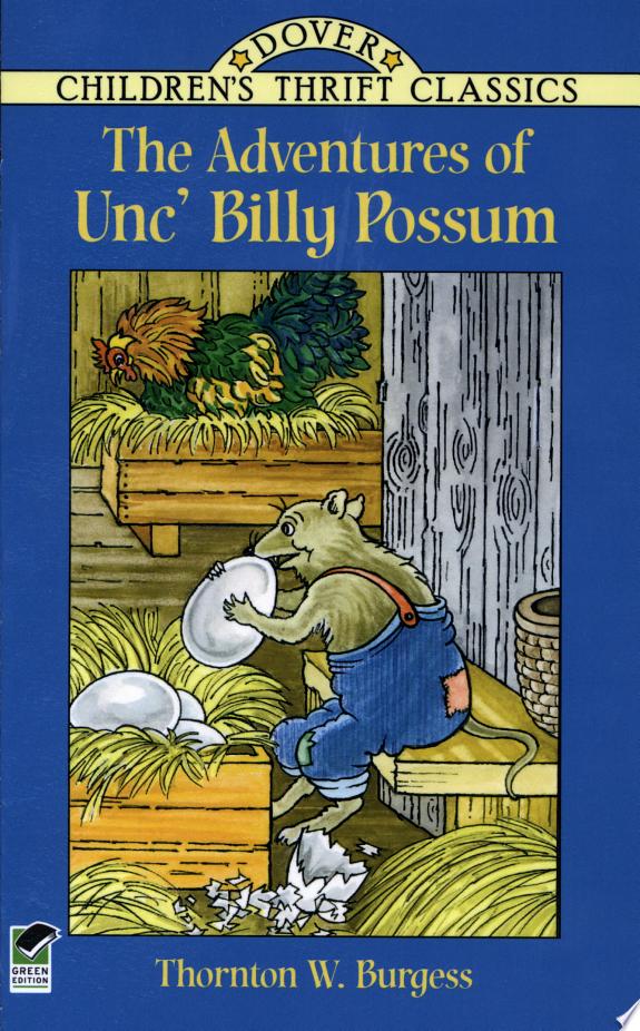 Adventures Of Unc' Billy Possum, The