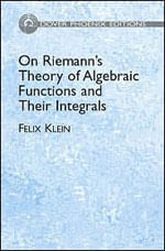 On Riemann'S Theory Of Algebraic Functions And The
