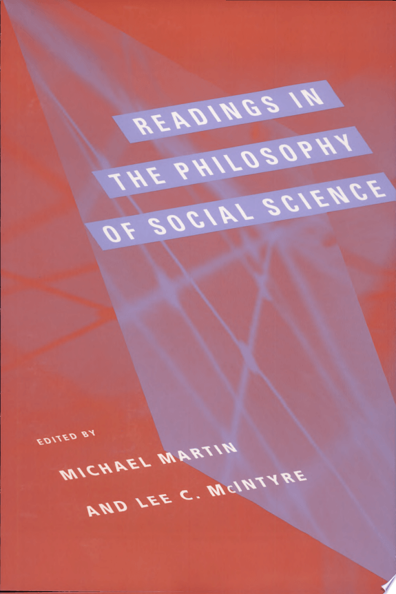 Readings In Philosophy Of Social Science