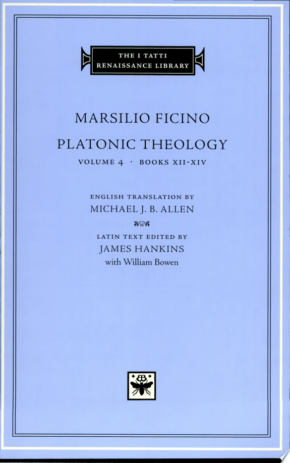 Platonic Theology Vol.4 - Books Xii-Xiv