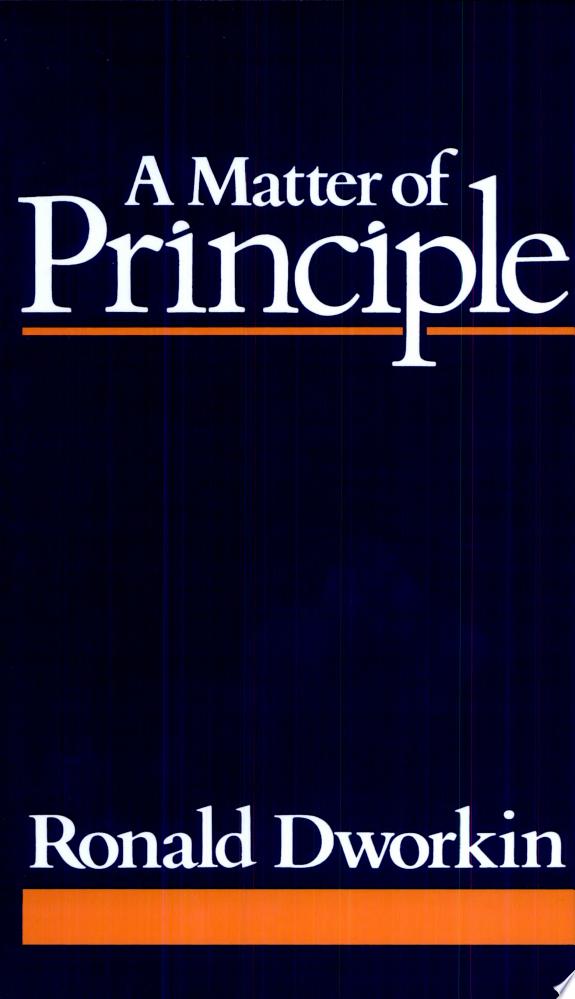 Matter Of Principle, a