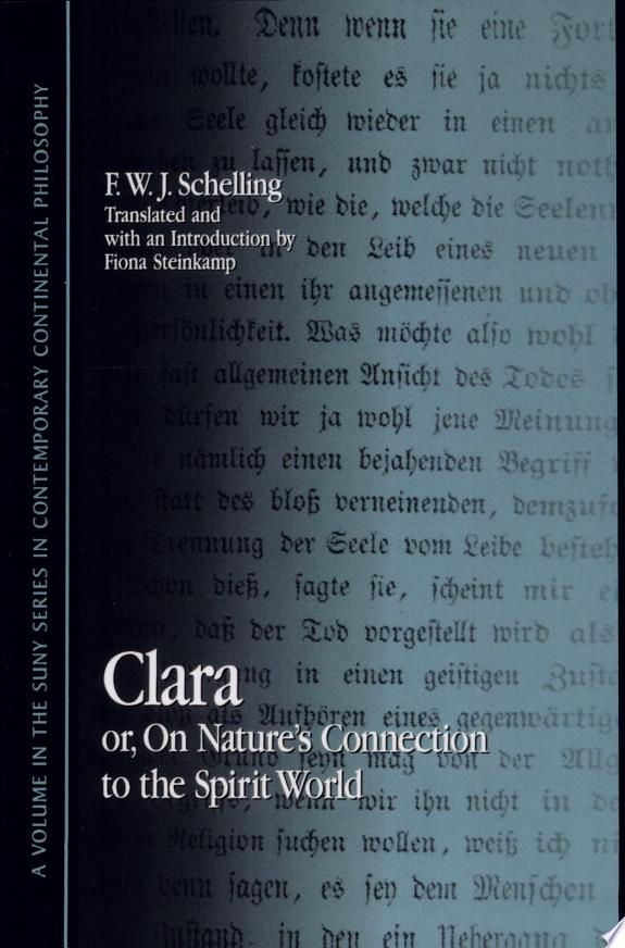 Clara Or, On Nature'S Connection To The Spirit Wor