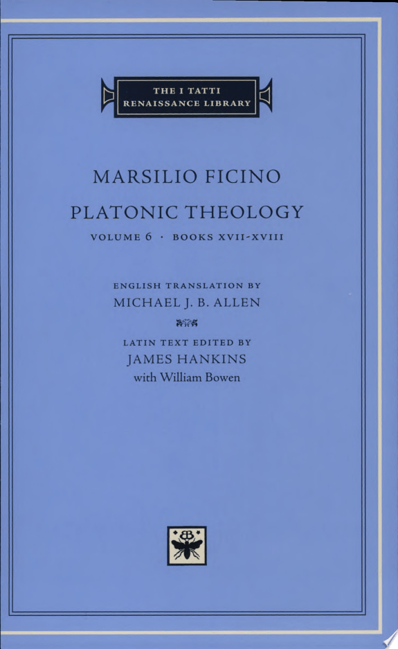 Platonic Theology Vol.6 - Books Xvii-Xviii