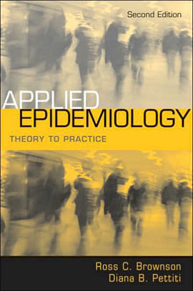 Capa do livro Applied Epidemiolgy - 2nd Edition de Ross C. Brownson