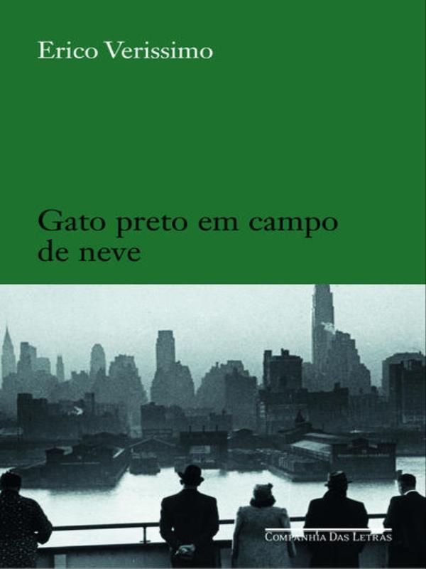 Gato Preto em Campo de Neve