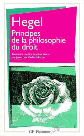 Principes de La Philosophie Du Droit