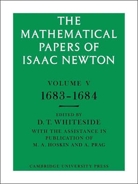Mathematical Papers Of Isaac Newton Vol.5, The - 1683-1684