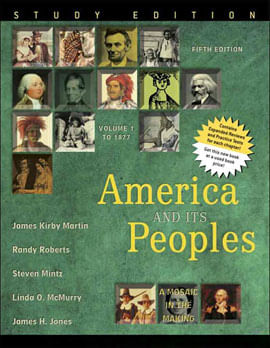 America And Its Peoples - a Mosaic In The Making Vol.1 - Study Edition