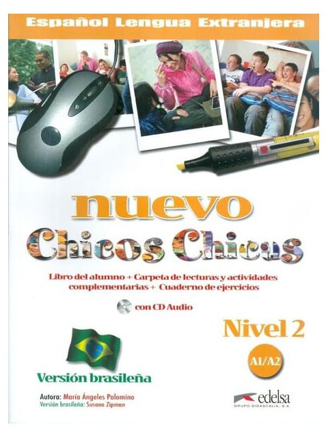 Nuevo Chicos Chicas Nivel 2 - A1/A2 - Libro + Ejercicios Y Cd Audio - Version Brasilena
