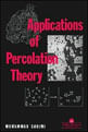 Capa do livro Applications Of Percolation Theory de M. Sahimi