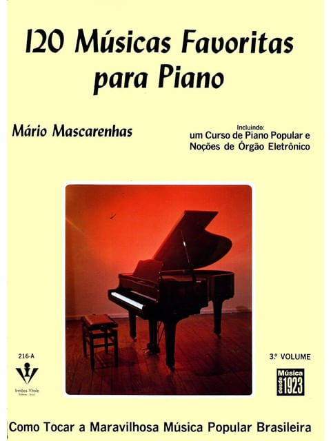 120 MúSicas Favoritas para Piano - 3º Volume