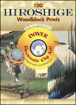 120 Hiroshige Woodblock Prints Cd-Rom And Book