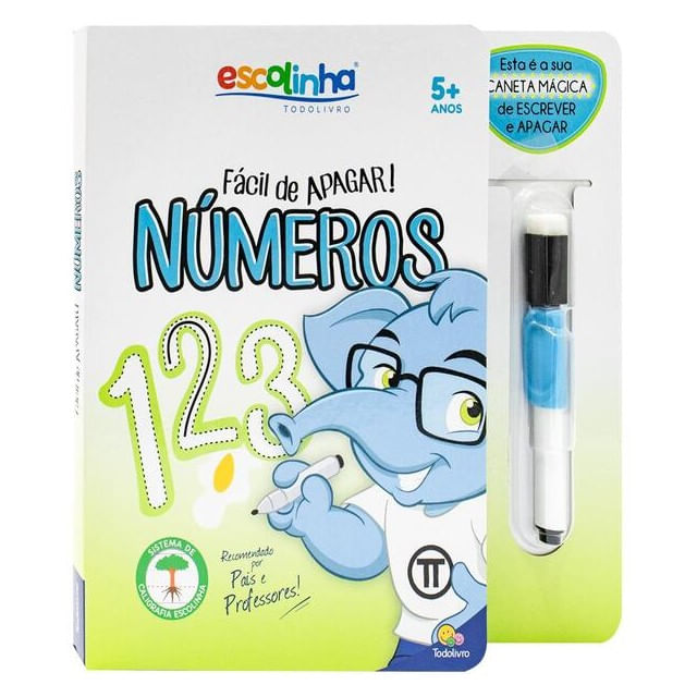 FáCil de Apagar: NúMeros (Escolinha Todolivro)