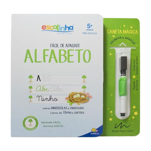 FáCil de Apagar: Alfabeto (Escolinha Todolivro)