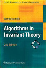 Capa do livro Algorithms In Invariant Theory - Texts And Monographs In Symbolic Computation de Bernd Sturmfels