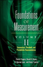 Foundations Of Measurement - Vol. Ii