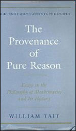Provenance Of Pure Reason, The - Essays In The Philosophy Of Mathematics And Its History