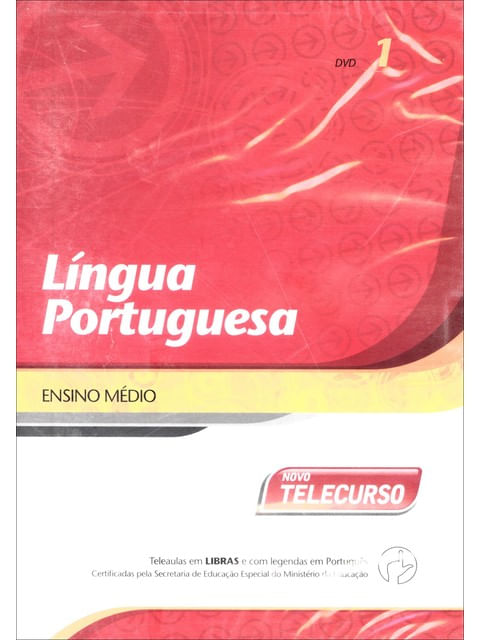 Novo Telecurso - Ensino Medio - Dvd - Lingua Portuguesa - Vol. 1