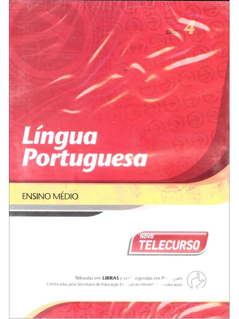 Novo Telecurso - Ensino Medio - Dvd - Lingua Portuguesa - Vol. 4
