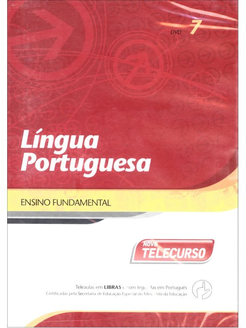 Novo Telecurso - Ensino Fundamental - Dvd - Lingua Portuguesa - Vol. 7