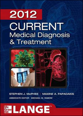 Capa do livro Current Medical Diagnosis And Treatment 2012 de Stephen J. Mcphee