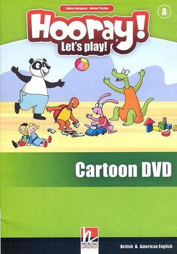 Hooray! Let'S Play! Cartoon Dvd - Level a - American And British Version