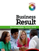 Business Result - Pre-Intermediate - Dvd Edition Teacher´S Book With Class Dvd And Teacher Training