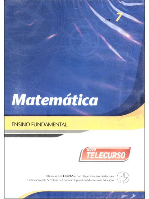 Novo Telecurso - Ensino Fundamental - Dvd - Matematica - Vol. 7