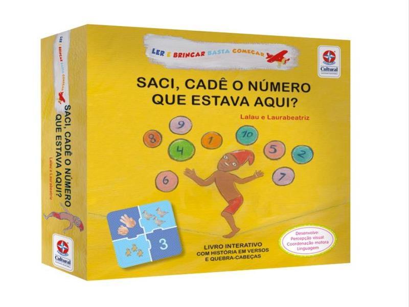 Ler e Brincar Basta ComeçAr - Saci, Cadê o NúMero Que Estava Aqui? - Divirta-Se Contando e Brincando