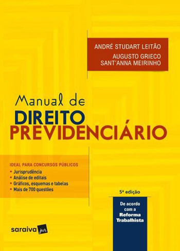 Manual de Direito PrevidenciáRio - 5ª Edição de 2018