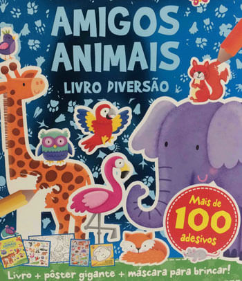 Livro Diversão Amigos Animais
