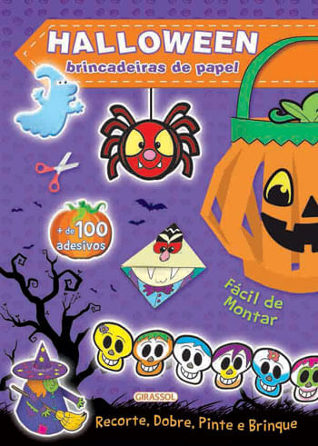 Halloween Roxo - Brincadeiras de Papel - Vol. 2