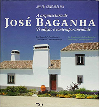 Capa do livro Arquitectura de Jose Baganha, a de Javier Cenicacelaya