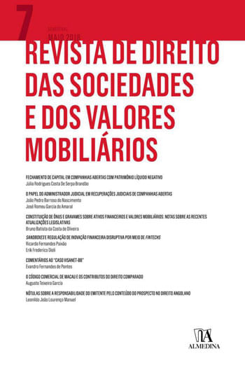 Revista de Direito das Sociedades e dos Valores Mobiliarios - Vol. 7