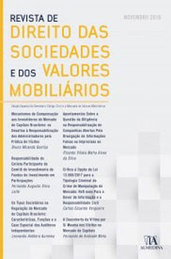 Revista de Direito das Sociedades e dos Valores Mobiliarios - Novembro 2018