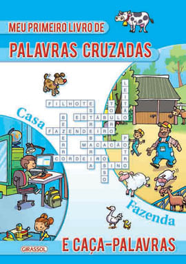 Meu Primeiro Livro de Palavras Cruzadas e Caça-Palavras- Azul