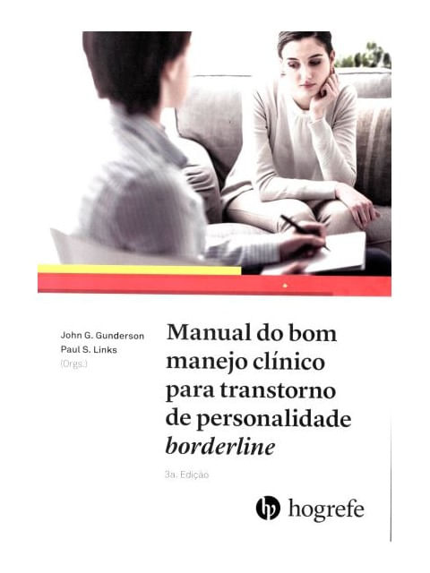 Manual do Bom Manejo ClíNico para Transtorno de Personalidade Borderline