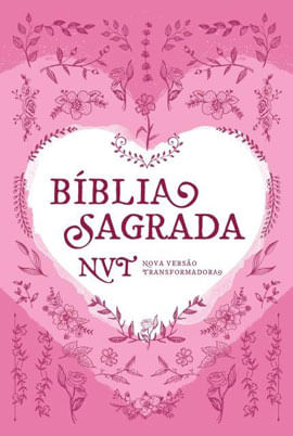 BíBlia Sagrada Nvt - Coração Rosa