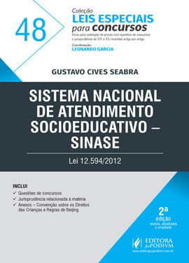 Sistema Nacional de Atendimento Socioeducativo - Sinase - 2019 - Vol. 48