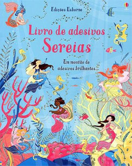 Livro de Adesivos Brilhantes - Sereias
