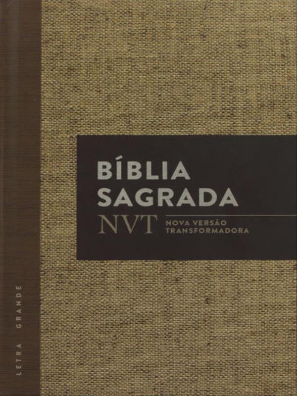 BíBlia Nvt - Juta (Letra Grande/Capa Dura)