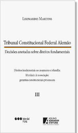 Tribunal Constitucional Federal Alemão - 2019 - Vol. 3