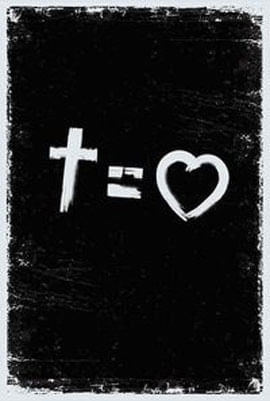 BíBlia Nvt Cross Equals Love B&W Letra Grande
