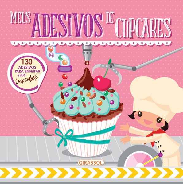 Um Doce de Adesivo: Meus Adesivos de Cupcakes - Vol. 1