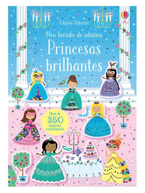 Princesas Brilhantes - Meu Livrinho de Adesivos