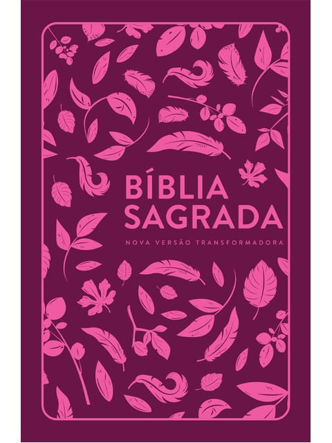 Biblia Nvt Ln Folhas Pink